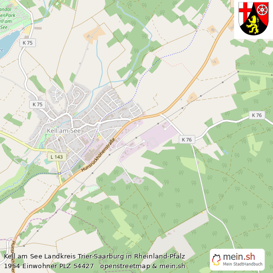 Kell am See Gro?es Dorf Lageplan